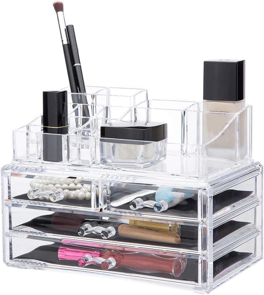 OnDisplay Candice Tiered Acrylic Cosmetic/Jewelry Organizer