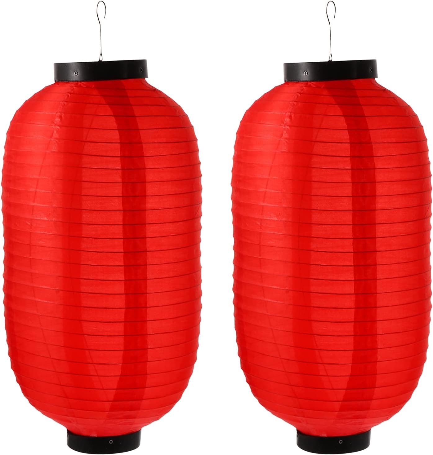 Japanese Silk Hanging Lanterns Red Traditional Asian Chinese Japanese Style Foldable Festive Hanging Lamp DIY for Indoor Outdoor Home Restaurant Decoration