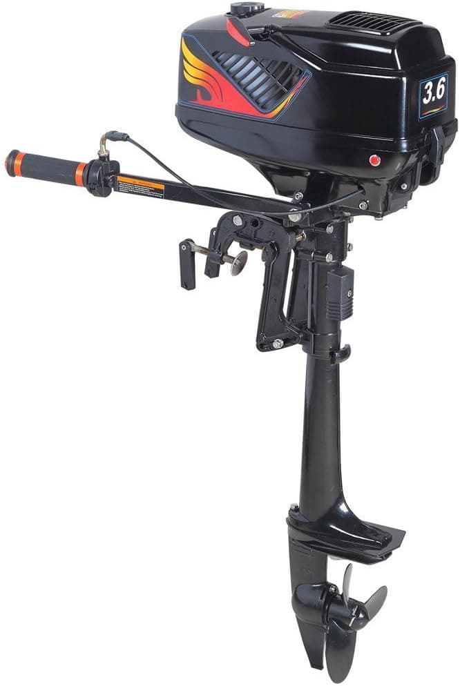 Sea Dog 2 Stroke 3.5HP Heavy Duty Outboard Motor Boat Engine with Water Cooling System