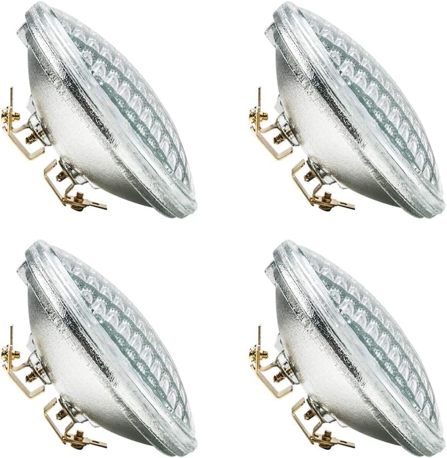 Zorykn PAR36 LED Landscape Bulb,9W 900LM 50W Halogen Equivalent,2700K Warm White, 12V AC/DC,IP68 Waterproof,PAR36 LED Bulb for Landscape Lighting,Off-Road Vehicles,RV Vehicles, Tractor (4 Pack)