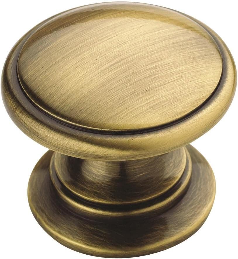 Amerock BP53012EB Allison Value 1-1/4 in (32 mm) Diameter Elegant Brass Cabinet Knob