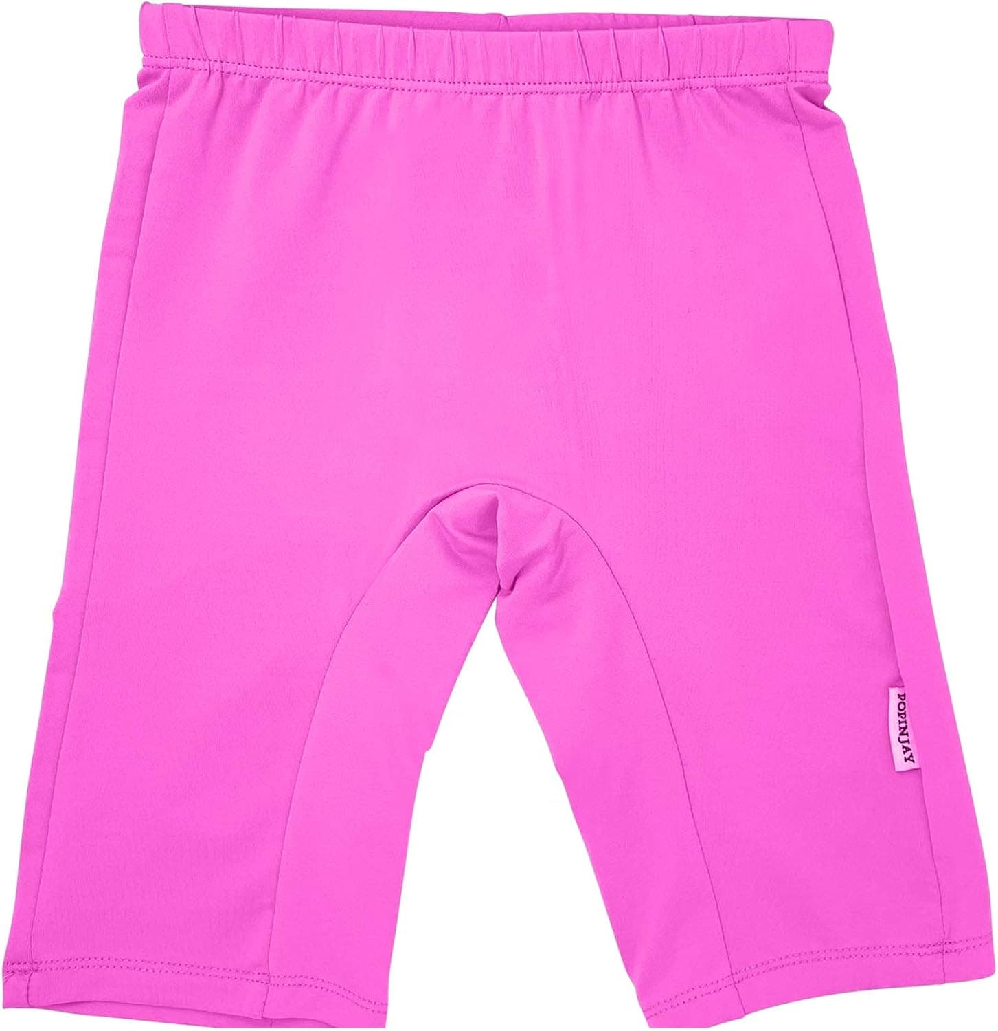 POPINJAY Boys Girls' SPF50+ Jammers Swim Shorts Bottoms (Hot Pink, 6)