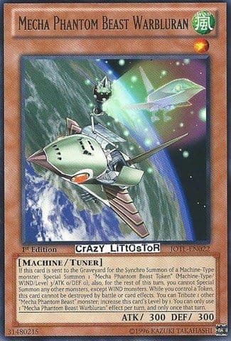YU-GI-OH! - Mecha Phantom Beast Warbluran (JOTL-EN022) - Judgment of The Light - 1st Edition - Rare