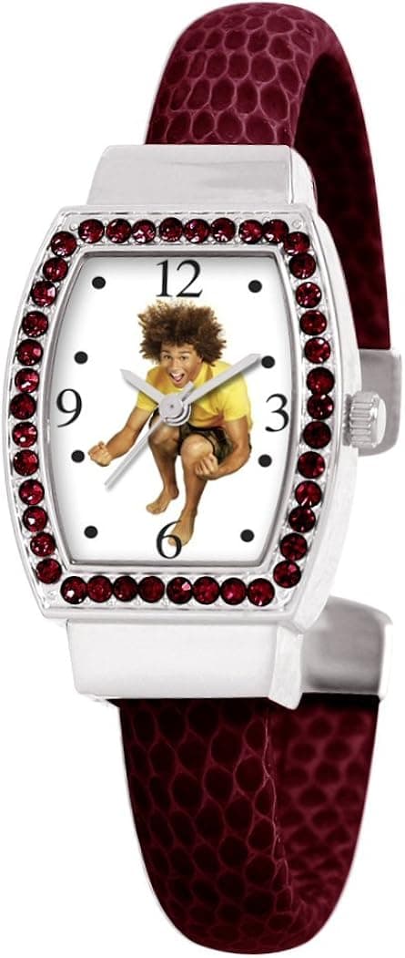 Disney Women's 0914BG0001-13 January Imitation Birthstone "Chad" Bangle Watch