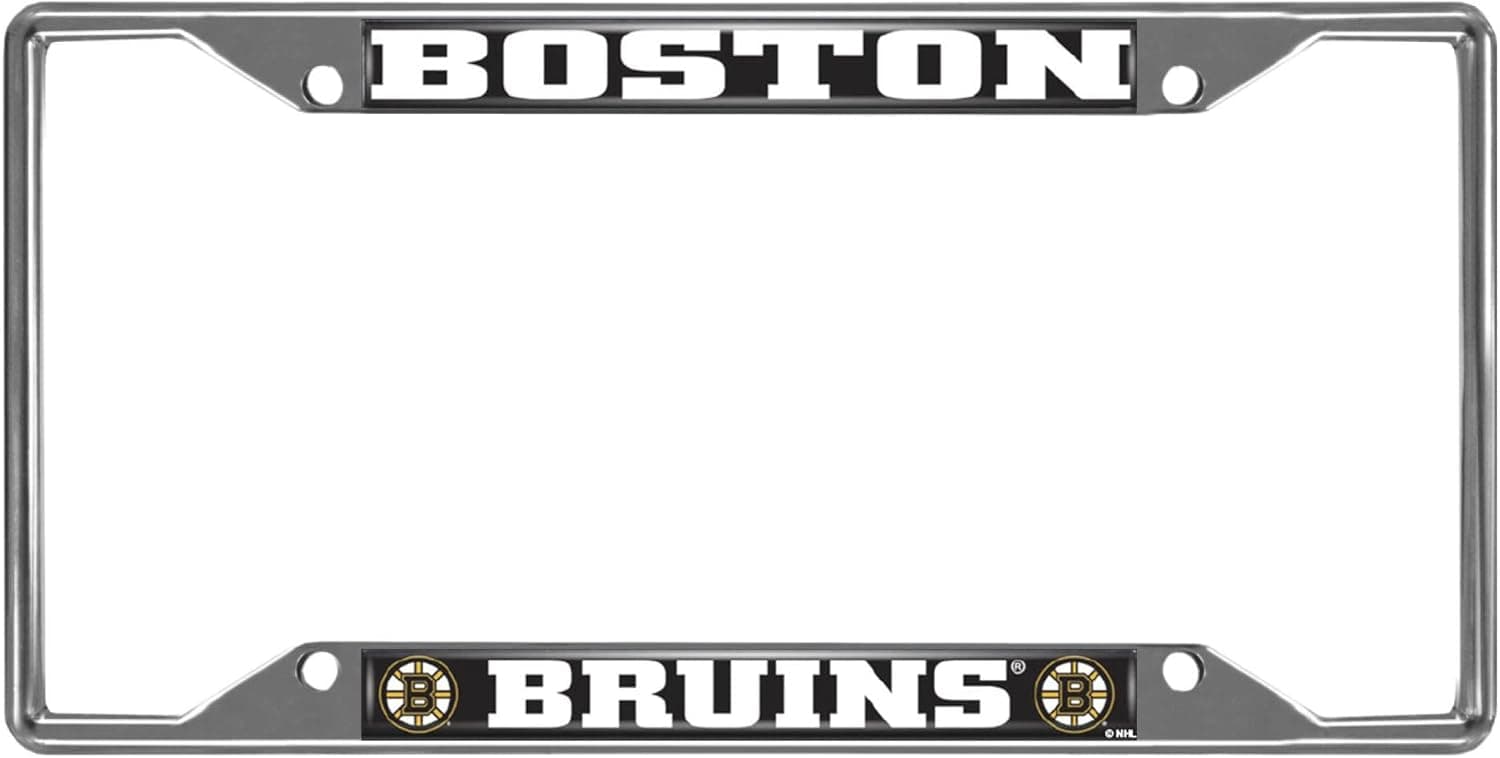 FANMATS NHL Chrome Metal License Plate Frame