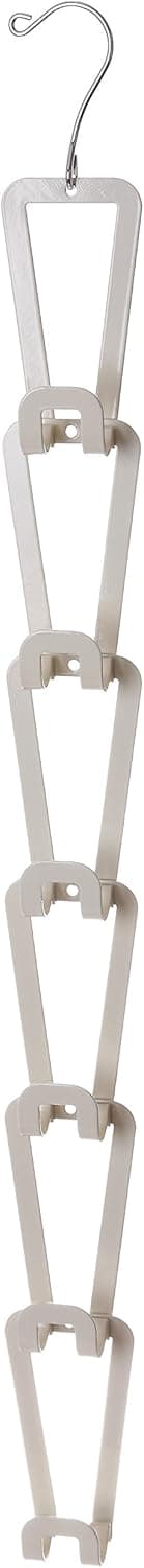 Ybmhome Hanging Closet Rod or Over the Door Organizer Rack Hooks, for Purses Handbags, Satchels, Backpacks, Scarves, Pashminas, Slings, Caps, Hats Closet Accessories (1, 6 Hook Handbag Hanger)