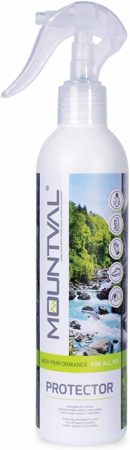 Mountval Protector, Water Repellent For All Types Of Outdoor Footwear, Leather Nubuck Suede And Fabric, Works With Gore-Tex