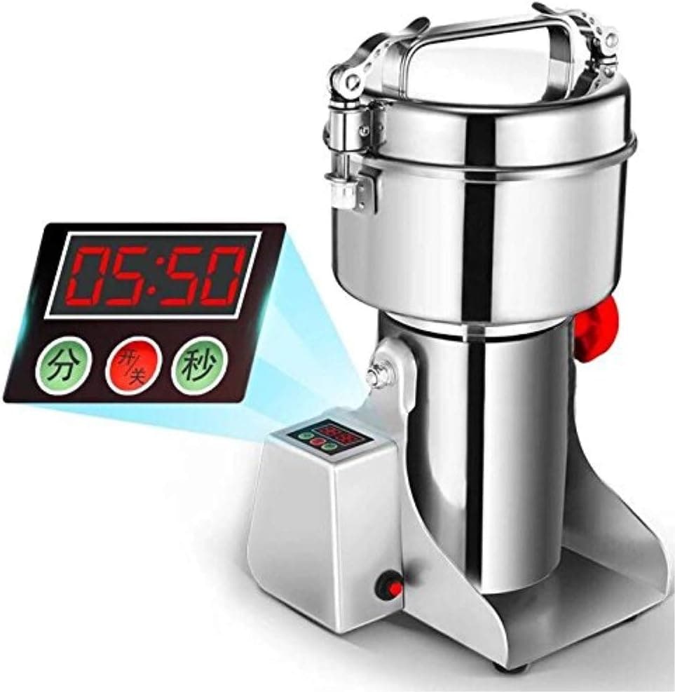 Marada 1000g Pulverizer Grinding Machine Stainless Steel 25000 r/min Pulverizer Machine for Kitchen Herb Spice Pepper Coffee Powder Grinder (1000g)