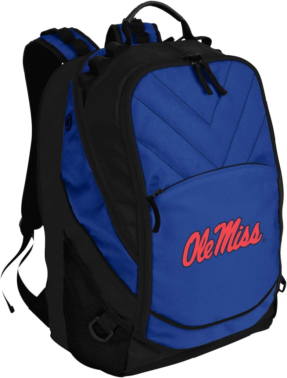Broad Bay University of Mississippi Backpack Ole Miss Bag w/Laptop Section