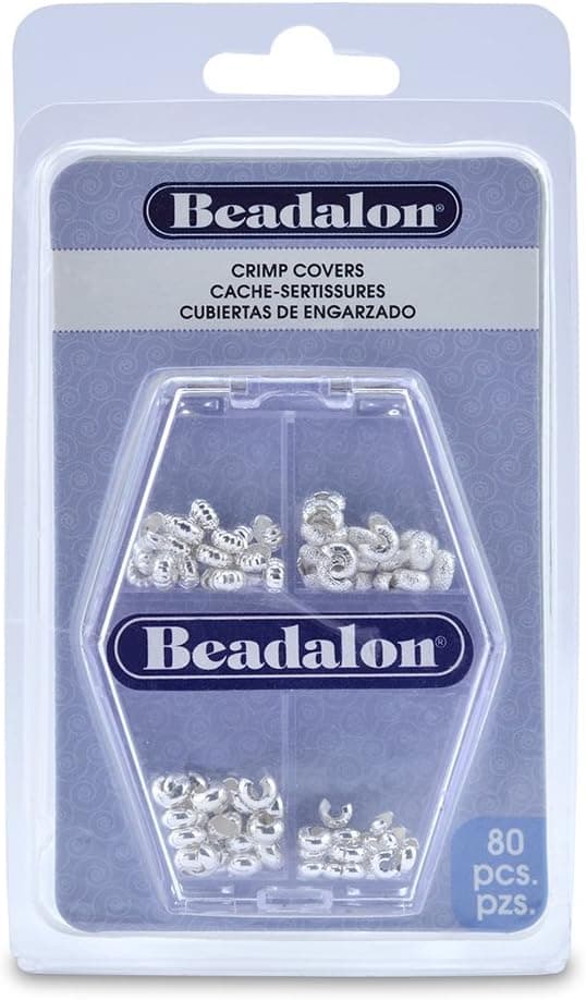 Artistic Wire Crimp Cover Variety Pack, Silver Plate