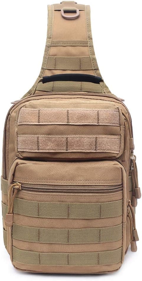 YB Tactical Sling Bag,Military EDC Bag Pack with Tactical Single Shoulder Backpack Suitable for Every Day Carry