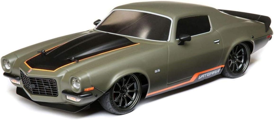 VATERRA 03101T2 1972 Chevy Camaro SS V100 Green: 1/10 4WD RTR