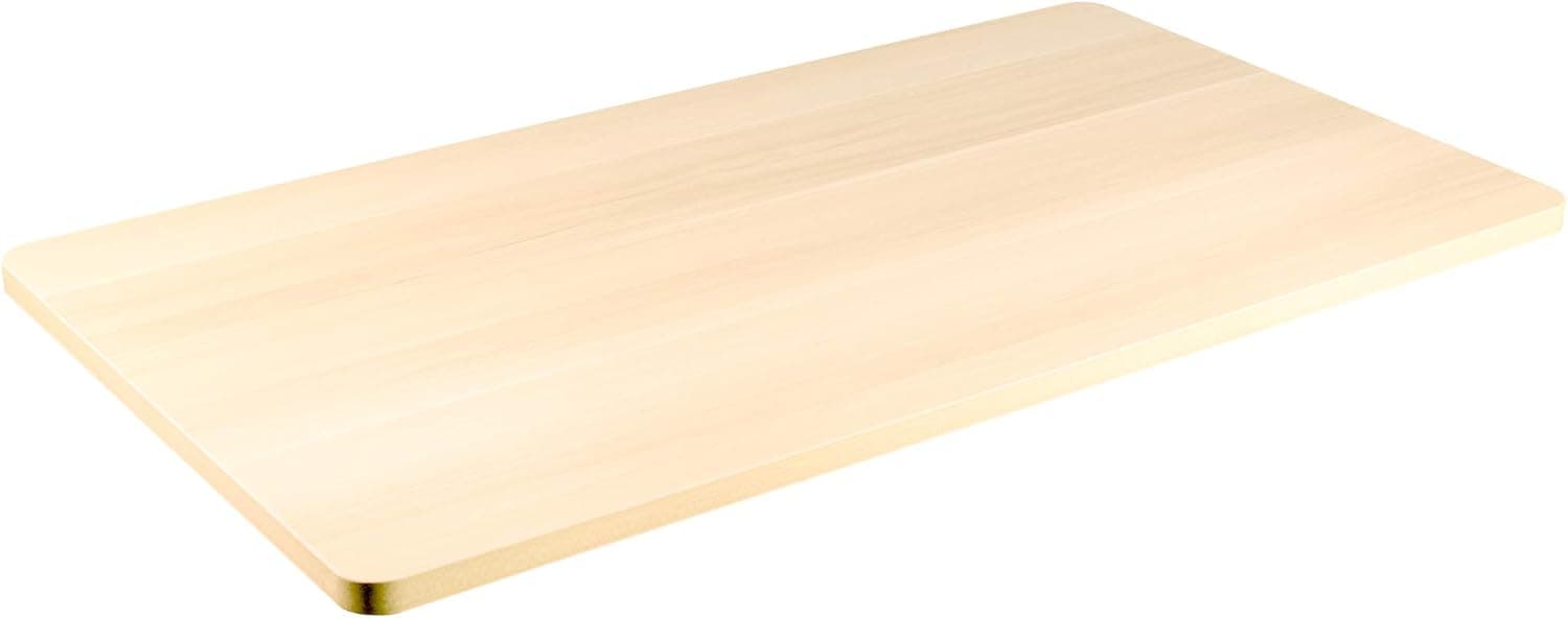 VIVO Light Wood 43 x 24 inch Universal Solid One-Piece Table Top for Standard and Sit to Stand Height Adjustable Home and Office Desk Frames, DESK-TOP43C
