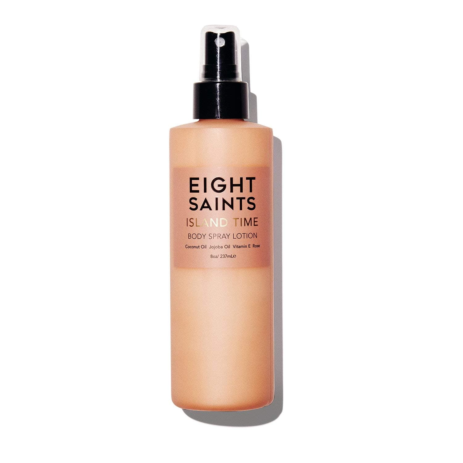 Eight Saints Island Time Body Spray Lotion, Natural and Organic Body Lotion for Dry Skin, Protects, Nourishes, and Hydrates, 8 Ounces