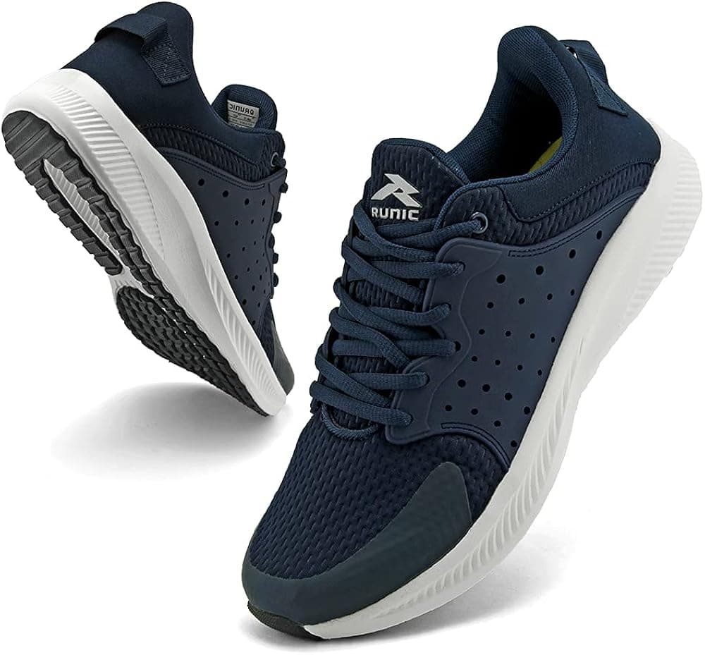 Mens Womens Athletic Shoes, Running Shoes, Non Slip Tennis Shoes, Sneakers for Sports Gym Walking or Work Casual