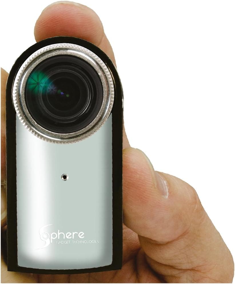Sphere Mini Digital Camcorder. 640 x 480 resolution, 30 FPS. Compatible with 0.68x Wide Angle Lens or 180 Degree Fish Eye Lens (Sold Separately). (Discontinued by Manufacturer)