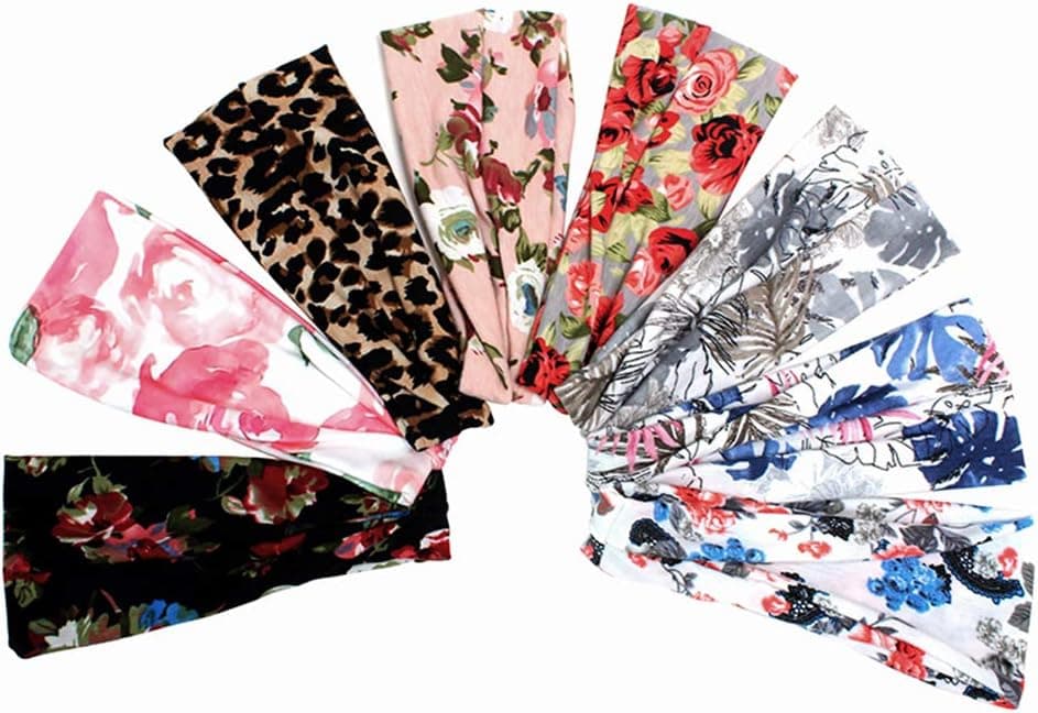 Women's Yoga Running Headbands Sports Workout Hair Bands Workout Running Wide Turban Thick Head Wrap Headband Women Men Yoga Sports Workout Turban Heawrap (BKFK881)