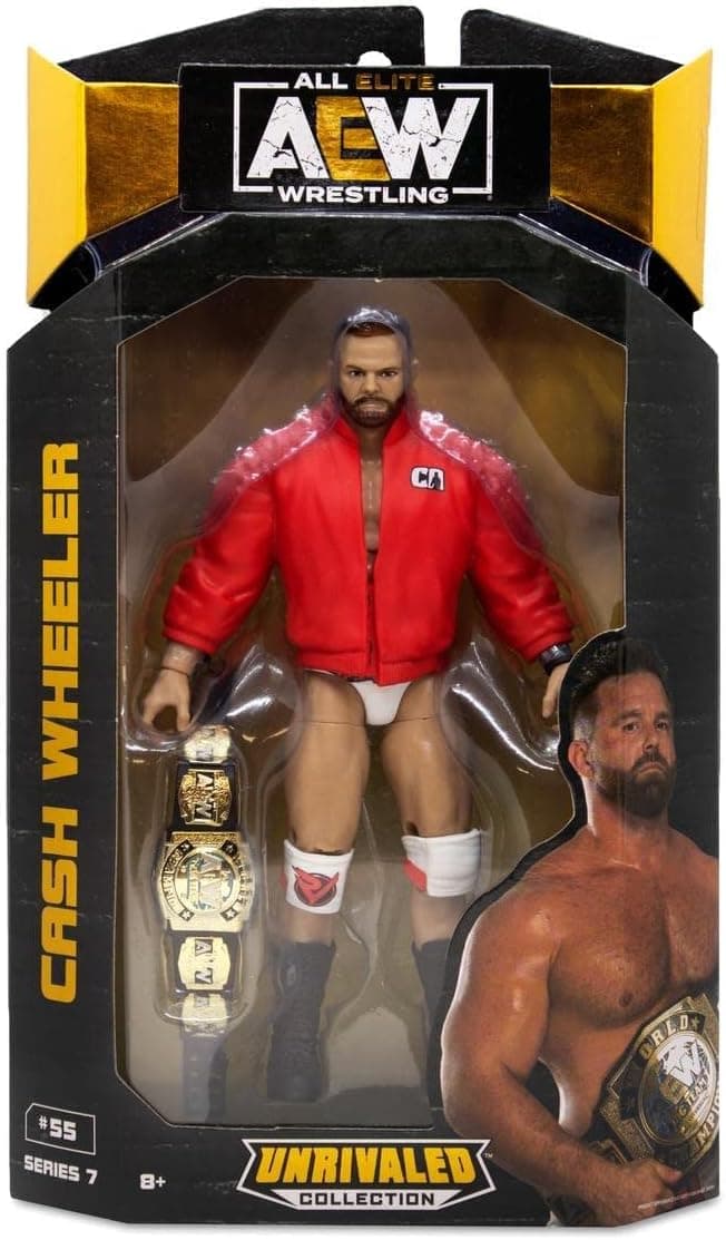 AEW Unmatched Unrivaled Luminaries Collection Wrestling Action Figure (Choose Wrestler) (Cash Wheeler)