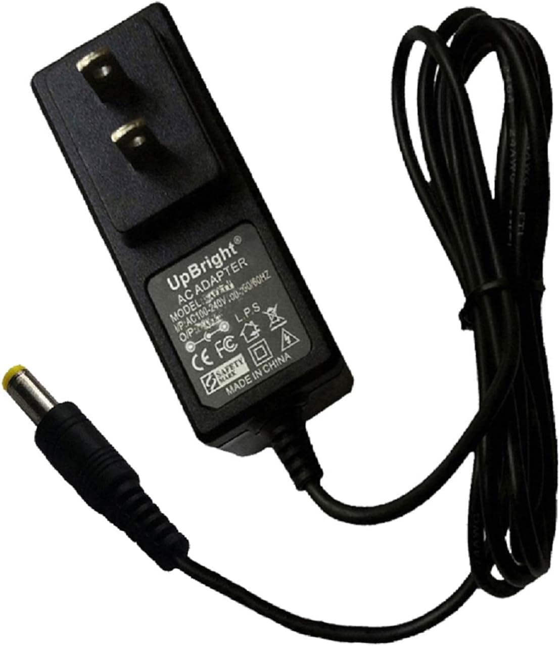 UpBright 5V AC/DC Adapter Compatible with Creative Zen Vision M 30GB DVP-HD0003 E-MU Marantz DA660PMD DA620PMD LG DVD Rewriter GP08 GP08LU10 Pioneer DDJ-S1 0404 5VDC DC5V Power Supply Cord Charger