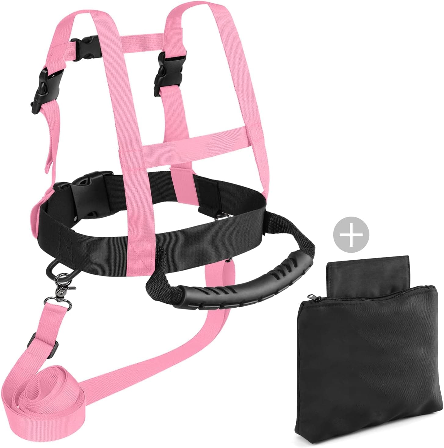 Odoland Kids Ski Snowboard Training Harness Toddler Skiing Harness with Removable Leash Speed Control Teaching for Beginners