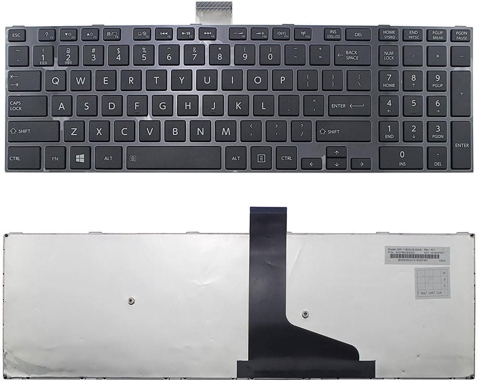 New US Black English Laptop Keyboard Replacement for Toshiba Satellite S75-A7110 S75-A7111 S75-A7112 S75-A7140 S75-A7221 S75-A7222 S75-A7270 S75-A7331 S75-A7334 S75-A7344 S75D-A7272 S75D-A7346
