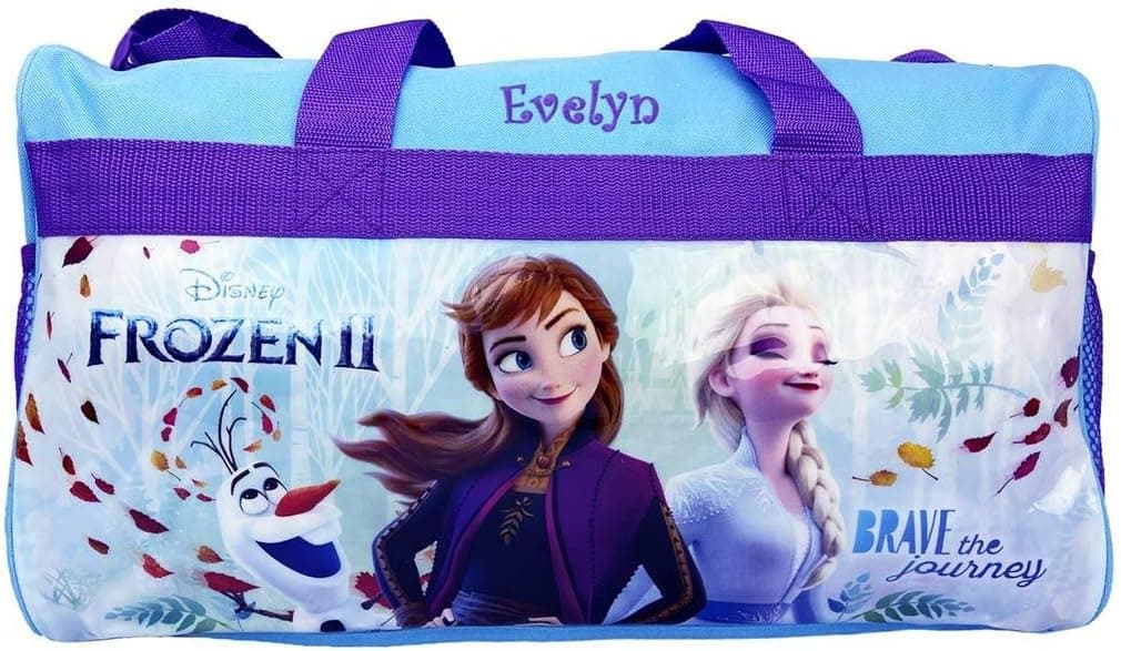Personalized Licensed Kids Travel Duffel Bag - 18" (Frozen)