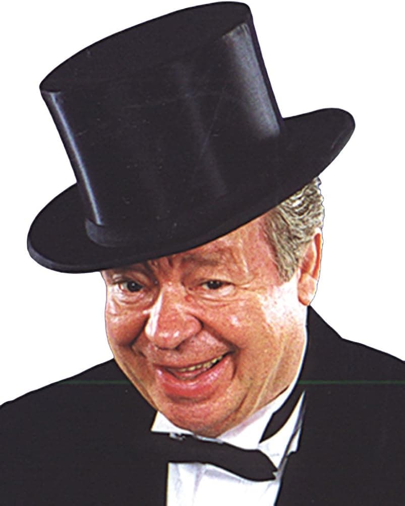 Forum Novelties Magician’s Collapsible Black Top Hat