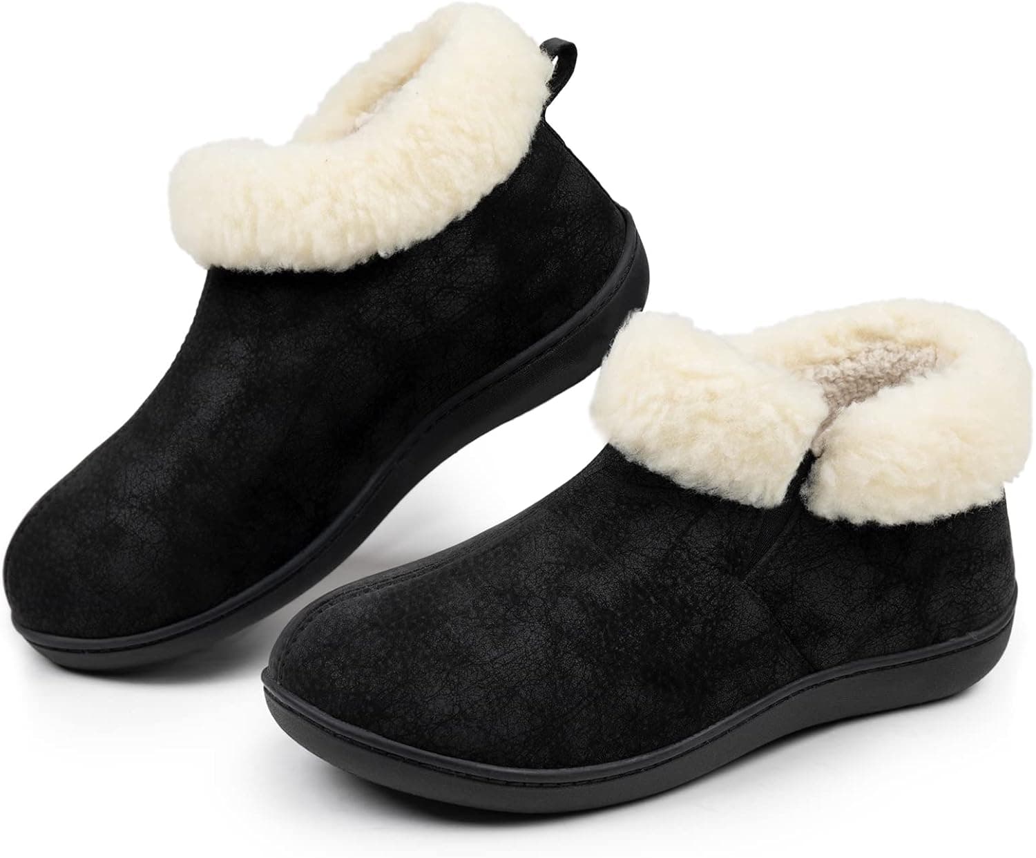 RockDove Women's Sierra Faux Leather Bootie Slipper