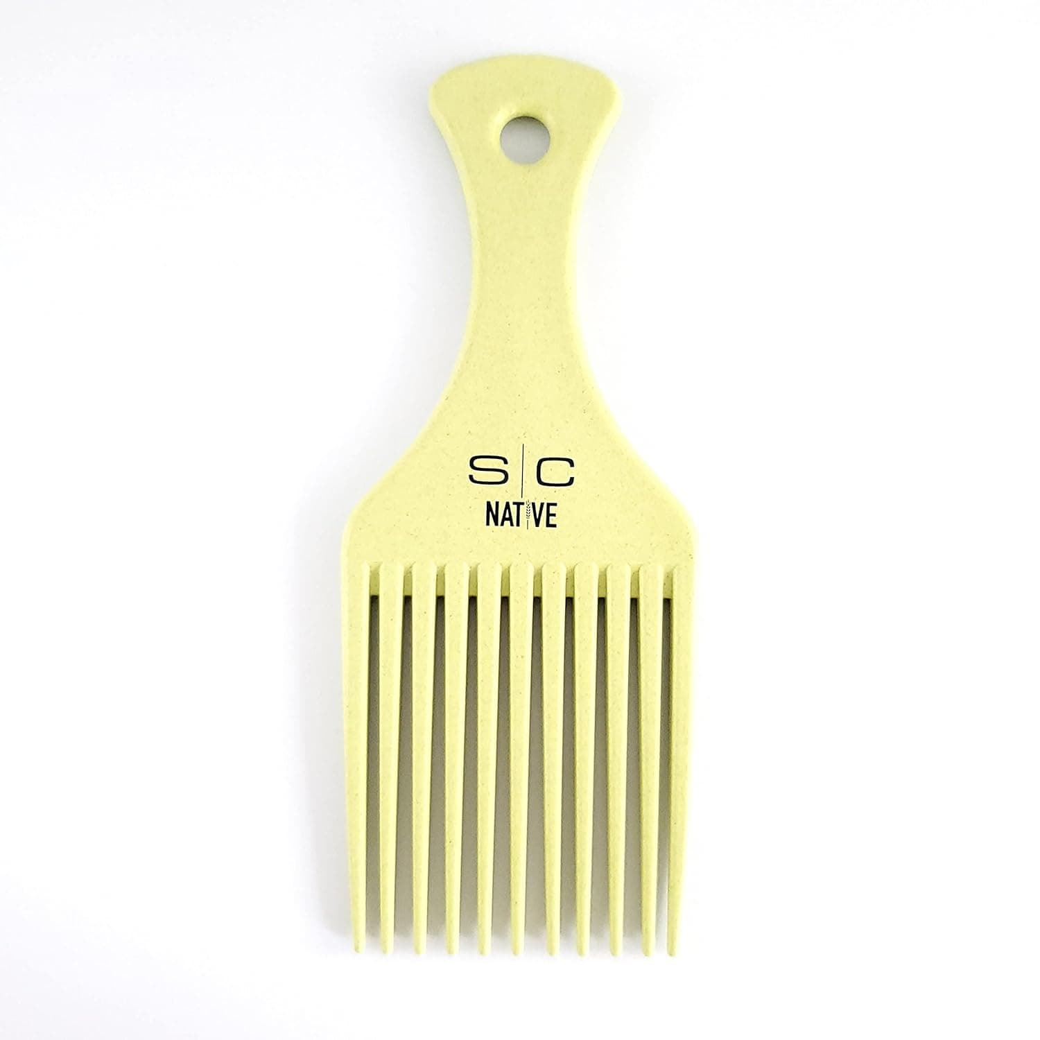 StyleCraft Native Wheat Anti-Static Styling Pro Lifting Comb Hair Pik for Women and Men