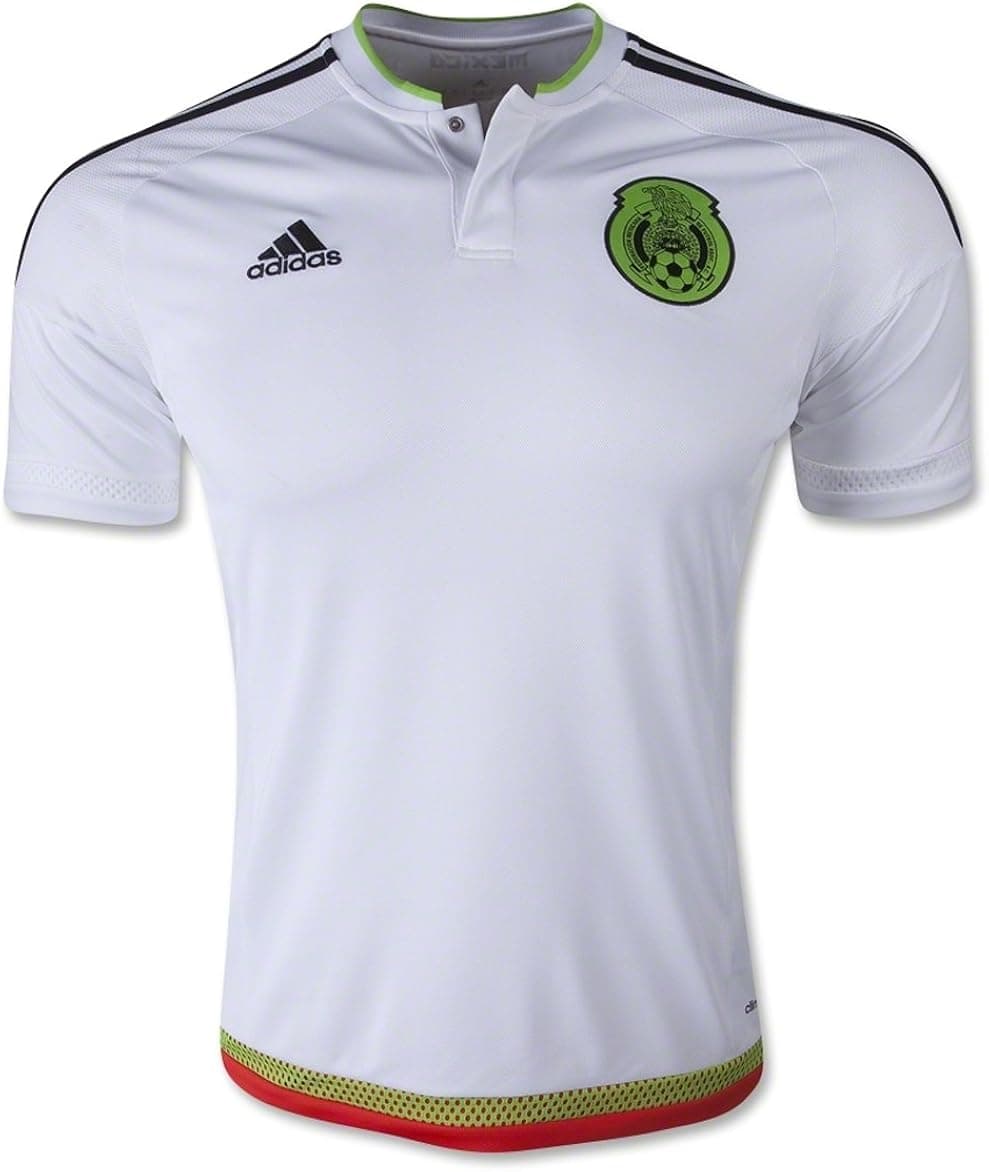 adidas International Soccer Mexico Men's Jersey, Medium, White/Black