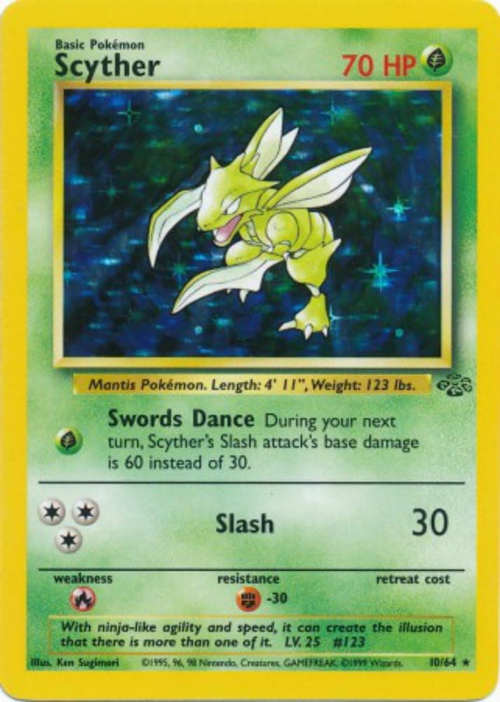 Pokemon - Scyther (10) - Jungle - Holo