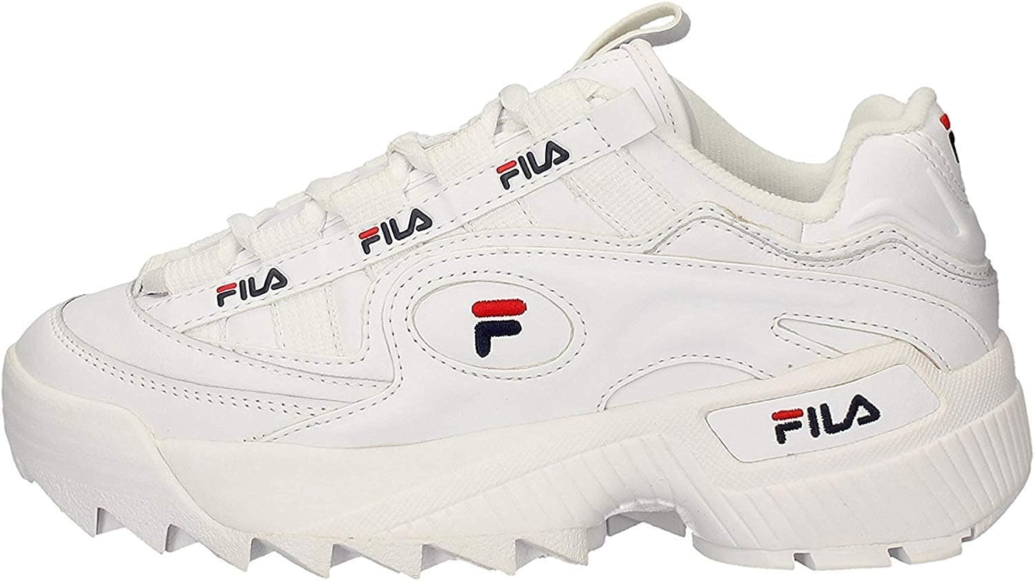 Fila Women's, D-Formation Sneakers White Navy RED