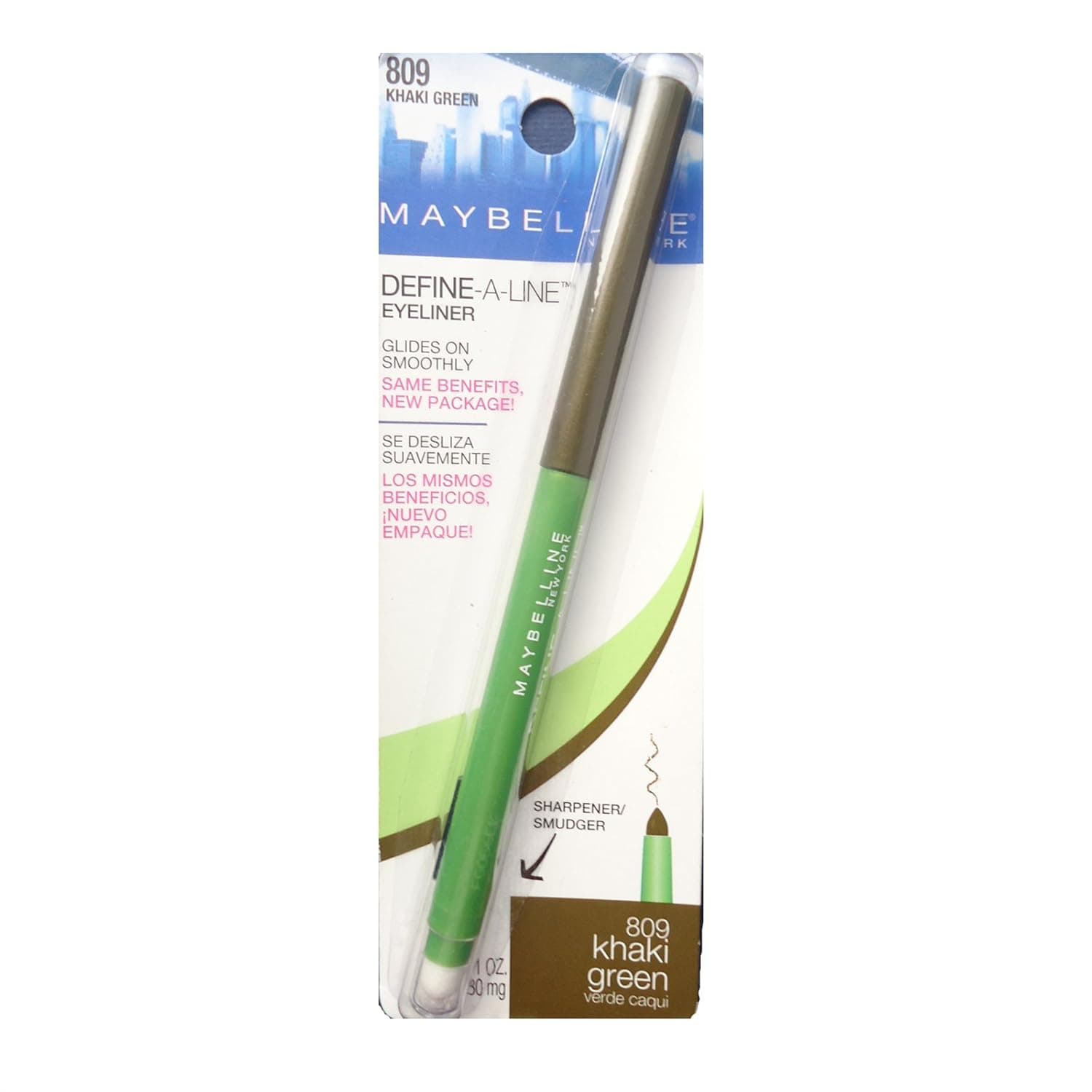 Maybelline Define-A-Line Eyeliner - Khaki Green