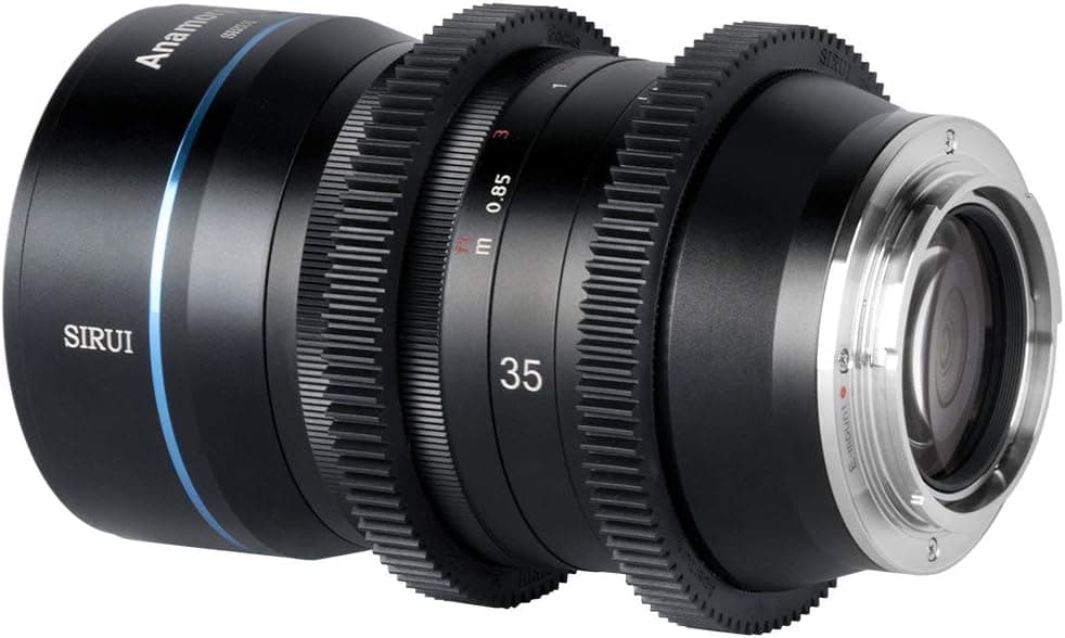 SIRUI 35mm F1.8 1.33X Anamorphic Lens APS-C Cinema Lens with Adapter (SR35+E for Sony)