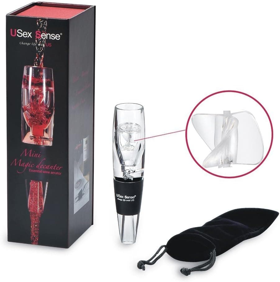 Mini Wine Aerator Christmas Gifts Unique Wine Gifts Great Wine Accessories Fly Wheel Patented Design