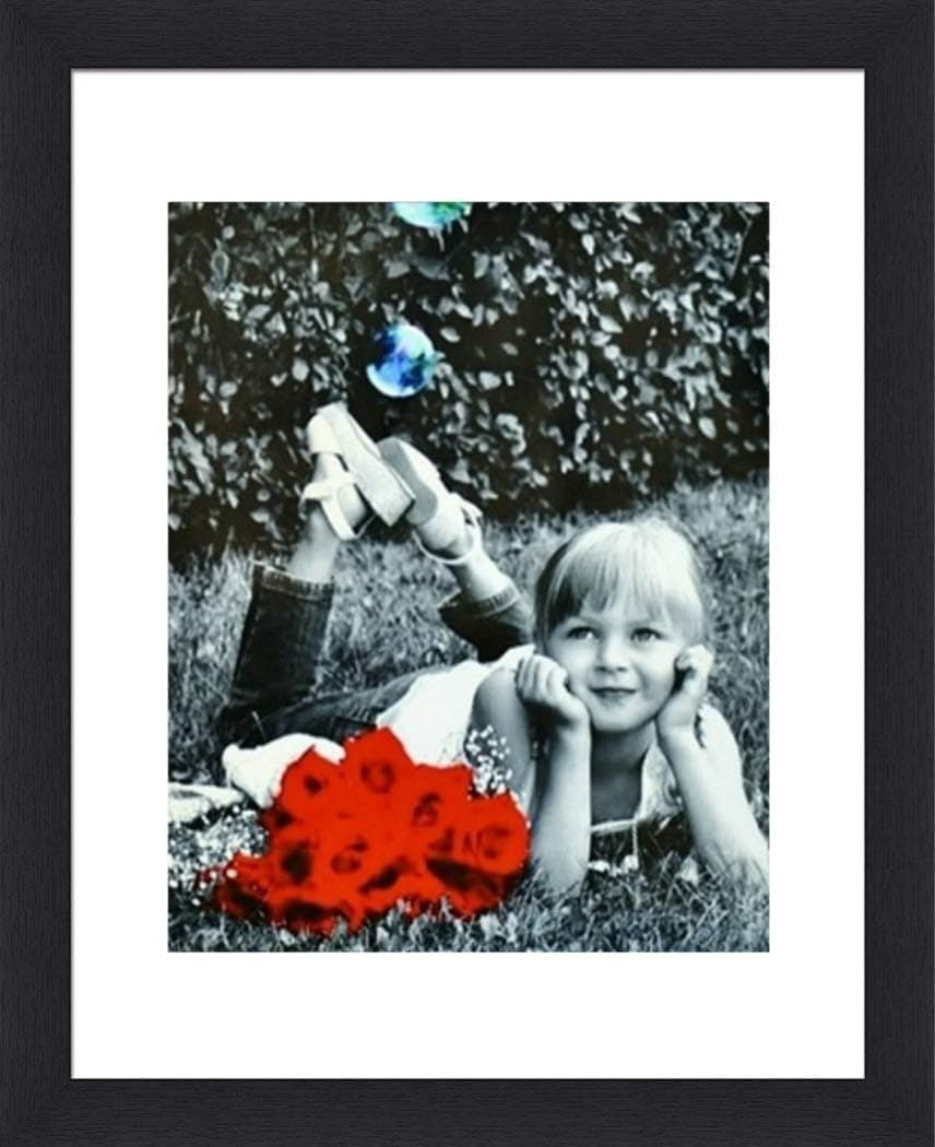 Tasse Verre 11x14Inch Picture Frame Black (1-pack) - HIGH DEFINITION GLASS FRONT COVER - Displays 11 by 14" Picture w/o Mat or an 8x10 Photo w/Mat - Vertical or Horizontal Mounts & Comes Ready To Hang on Wall