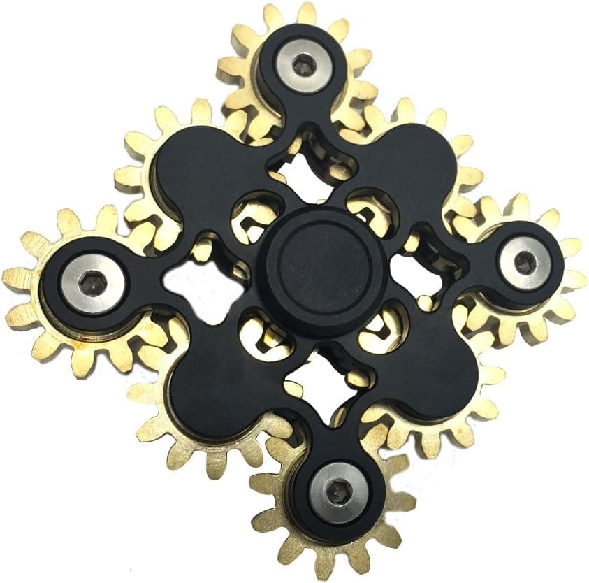 FXCOOLCT Hand Spinner Fidget Toy Novelty Nine Linkage Gear Spinner Fidget Toy Anxiety Relief Toy Gifts1
