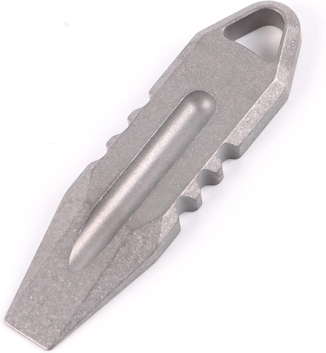 Hamans Titanium EDC Pry Bar Portable Mini Keychain (Grey)