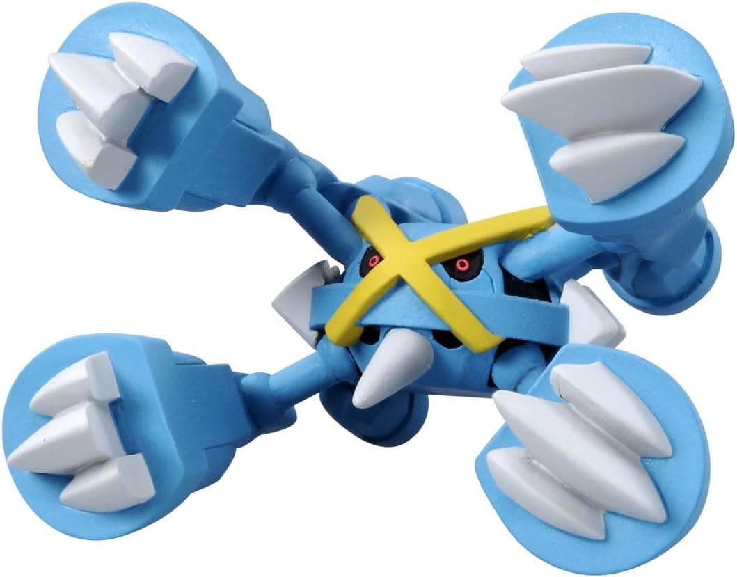 Takaratomy Pokemon XY Monster Collection Mega Evolution Mega Sinker Mega Metagross Action Pack (4-Piece)