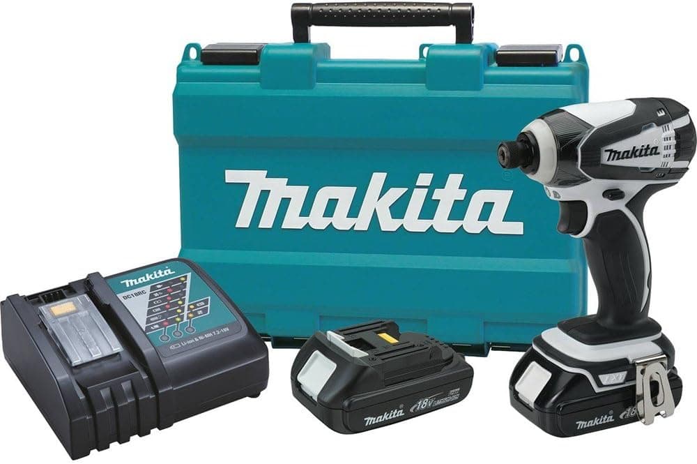 Makita XDT04CW 18V Compact Lithium-Ion Impact Driver Kit