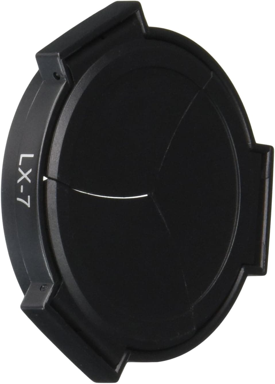 JJC ALC-LX7BK Self-Retaining Auto Open Close Front Lens Cap Compatible For Panasonic Lumix LX7 And Leica D-Lux6 Camera Black