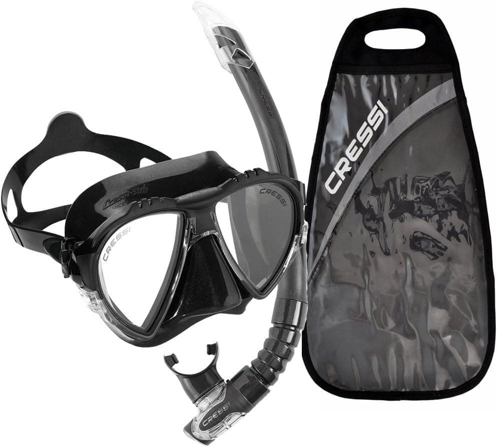 Cressi Premium Scuba Diving Snorkeling Matrix Set (Italian Made)
