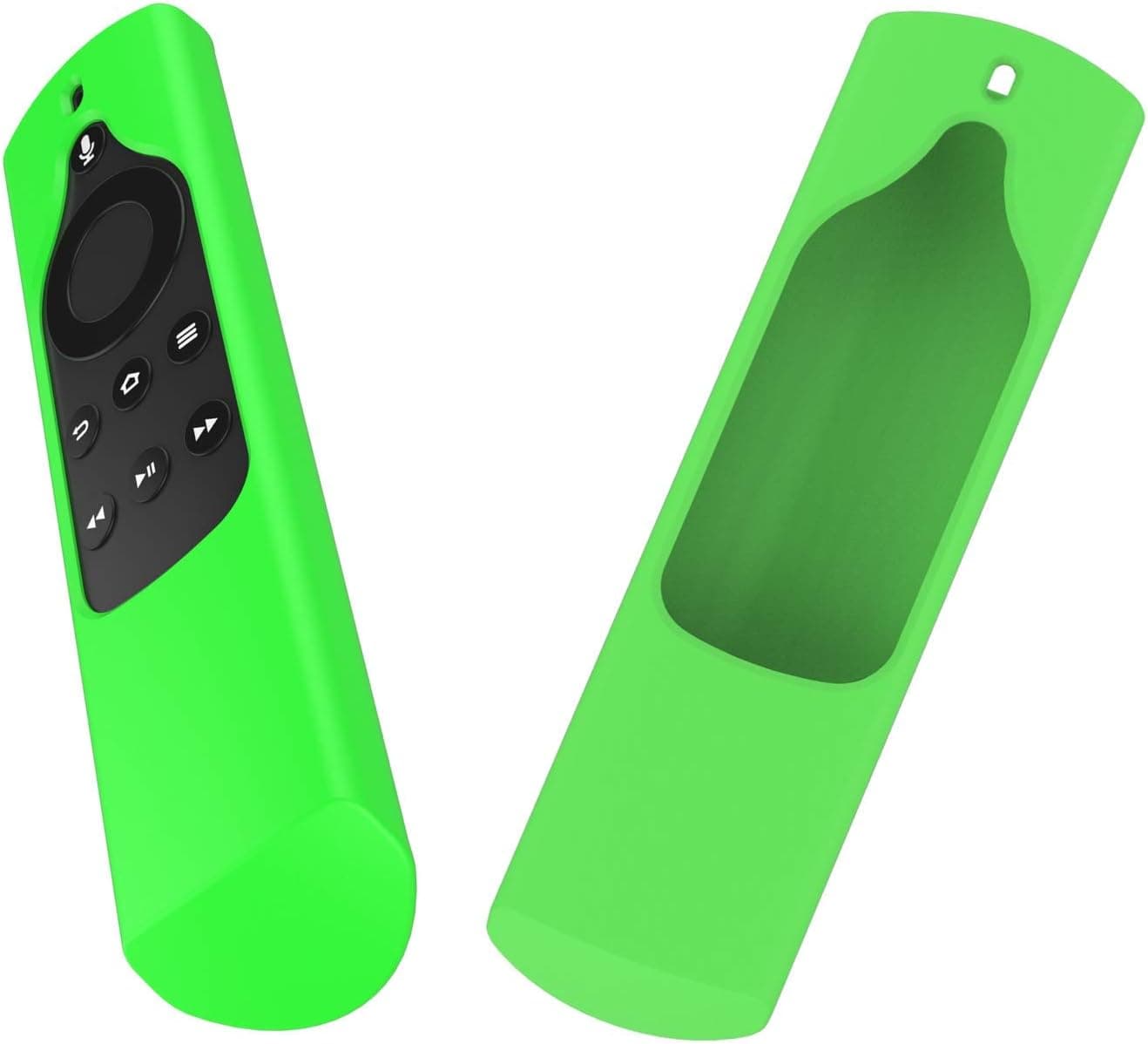 TIIRN Silicone Case for Fire TV Cube Voice Remote - Light Weight Shock Proof Silicone Case Cover for Fire TV 4K/2nd Gen Fire TV Stick/Fire TV Cube Voice Remote, Green
