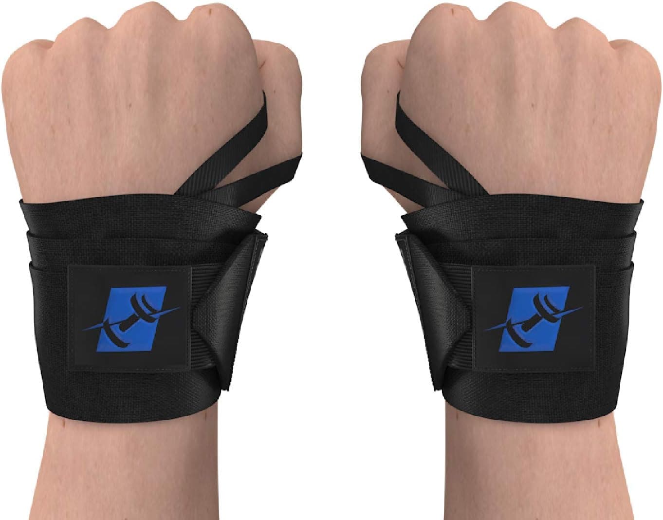 ProFitness 18" Weight Lifting Wrist Wraps W/Thumb Loop Hole for Men & Women | Great for Weightlifting, Powerlifting, Cross Training & Strength Training | Premium Wrist Stability & Injury Prevention