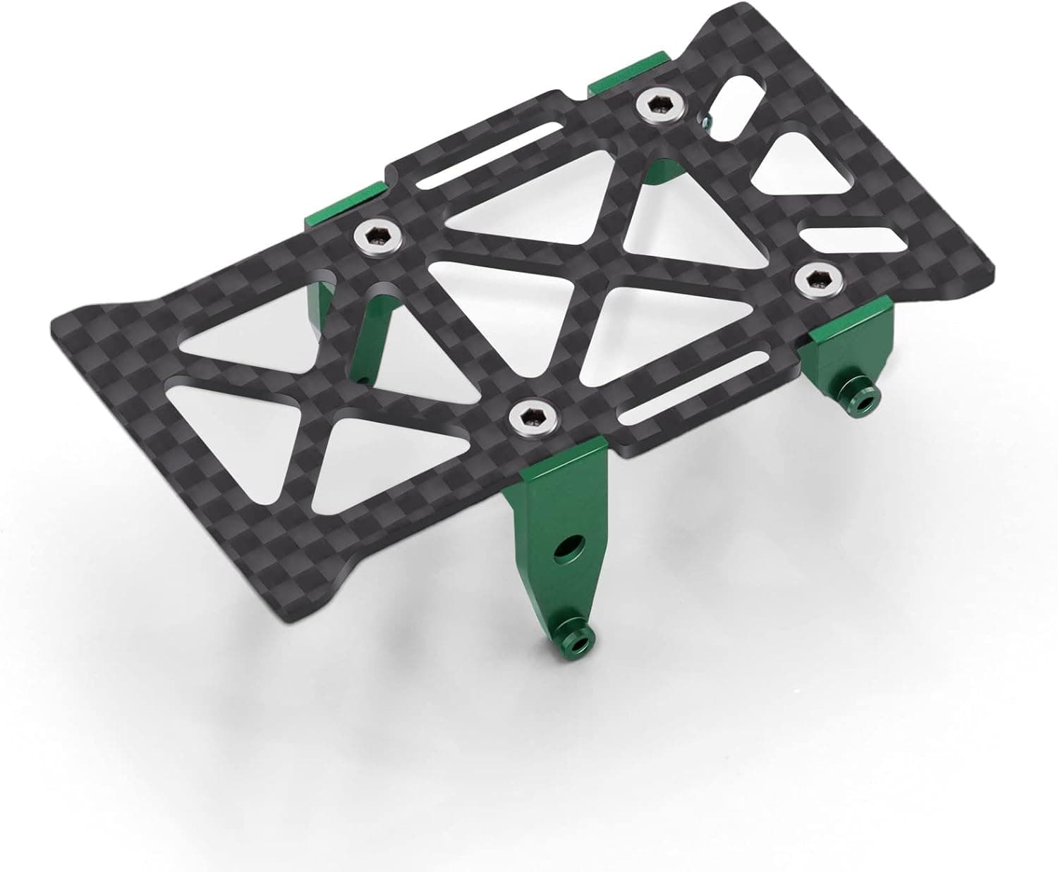 ZIWIJE Battery Tray Mount Carbon Fiber for Axial SCX24 C10 AXI00001 Deadbolt AXI90081