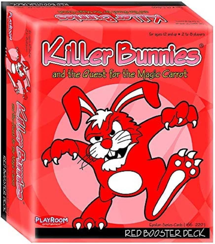 Playroom Entertainment PRE41100 Killer Bunnies Red Booster