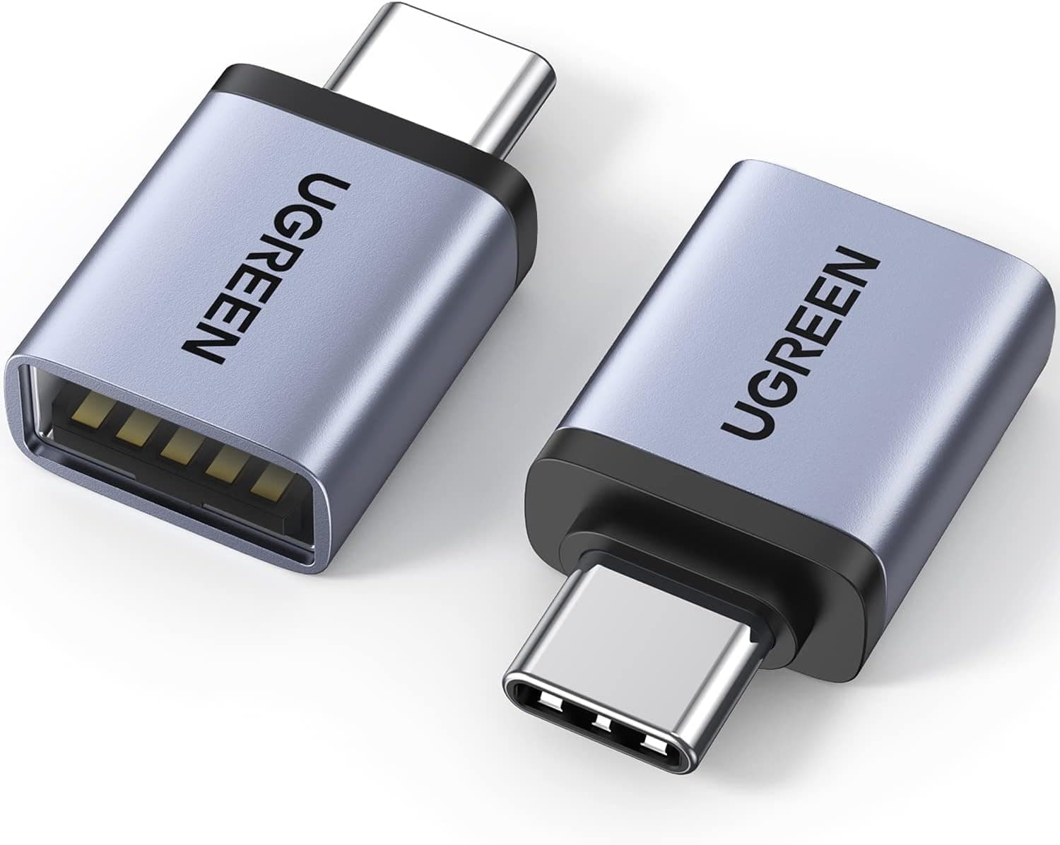 UGREEN USB to USB C 3.0 Adapter 2 Pack,USB C to USB Adapter USB C Male to USB Female Adapter Compatible with Samsung S23 Ultra MacBook Pro 2023 MacBook Air 2022 iPad Pro/Mini,Thunderbolt 4/3 Device …