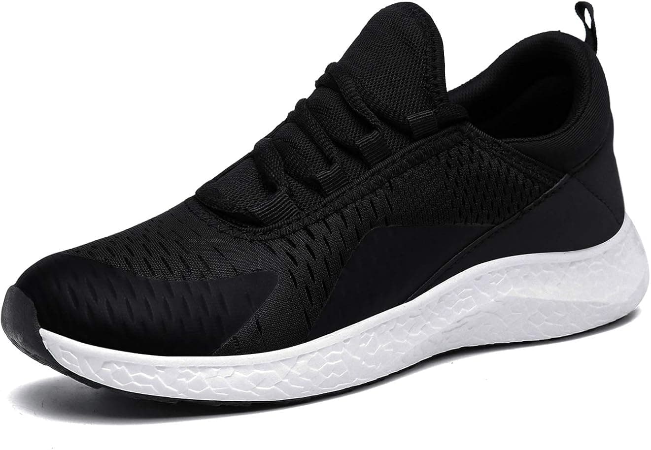 puuyfun Men's Running Shoes Lightweight Breathable Casual Sports Shoes Fashion Sneakers Walking Shoes