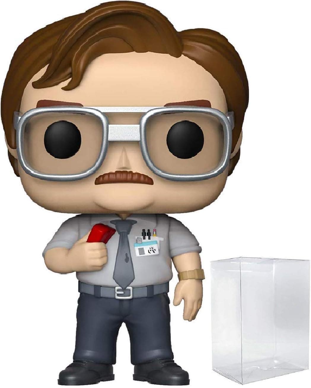 Funko Movies: Office Space - Milton Waddams Pop! Vinyl Figure (Includes Compatible Pop Box Protector Case)