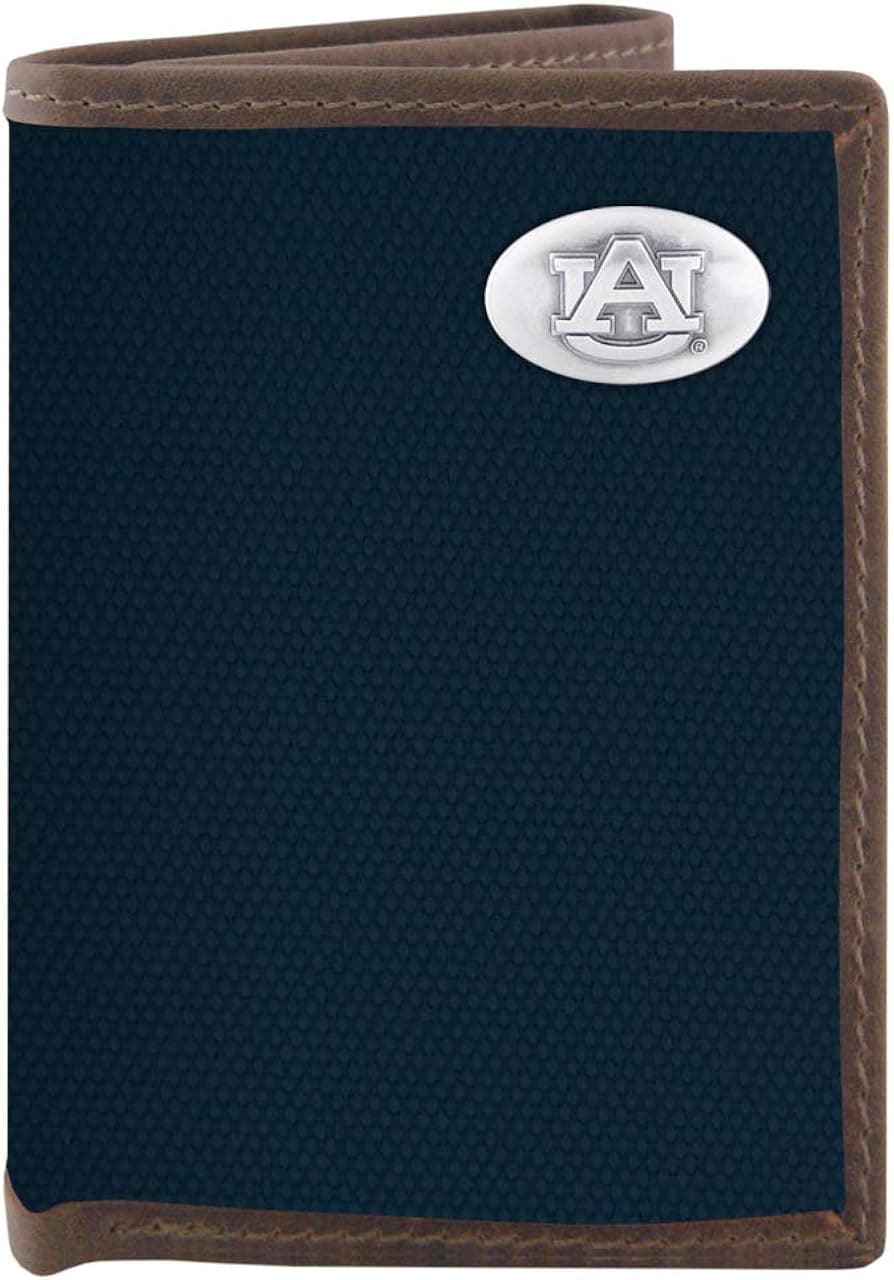 NCAA Auburn Tigers Nylon Trifold Concho Wallet